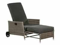 Gartensessel MERXX "Komfort Deckchair" Sessel Gr. B/H/T: 175 cm x 105 cm x 68...