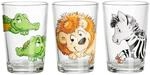 Ritzenhoff & Breker Kinderbecher "Kindergl&auml;ser Happy Zoo 205 ml 3er Set bunt"