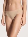 Slip CALIDA "Natural Comfort", Damen, Gr. L (48/50), beige, Single Jersey,