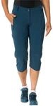 VAUDE Radhose "WOMENS YARAS 3/4 PANTS" sportlicher Stil, f&uuml;r Radsport, aus Polyamid