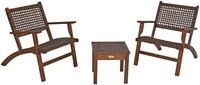 Garden Pleasure Balkonset "Sonora" 3 Stk. tlg. Teak-Look
