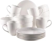 M&Auml;SER Fr&uuml;hst&uuml;cks-Geschirrset "Service, Dalia (Teller, Schale, Kaffeebecher)"