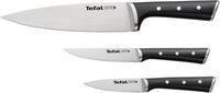 Tefal Messer-Set "Ice Force" 3-tlg. Set, Eish&auml;rtungstechnologie, Klinge aus