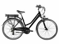 E-Bike ZÜNDAPP "Z802 Damen" E-Bikes Gr. 48 cm, 28 Zoll (71,12 cm), schwarz (schwarz,