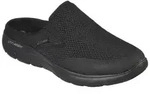 Clog SKECHERS "SUMMITS", Herren, Gr. 42, schwarz, Textil, Schuhe Sommerschuh,