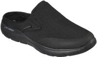 Clog SKECHERS "SUMMITS", Herren, Gr. 42, schwarz, Textil, Schuhe Sommerschuh,