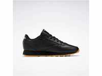 Sneaker REEBOK CLASSIC "Classic Leather" Gr. 38, schwarz (schwarz, gum) Schuhe