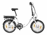 E-Bike ALLEGRO "Compact SUV 3 Plus 374" E-Bikes Gr. 42 cm, 20 Zoll (50,80 cm), weiß