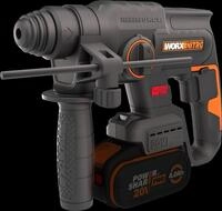 Worx Akku-Bohrhammer "NITRO WX381.9" Brushless-Motor, variable...