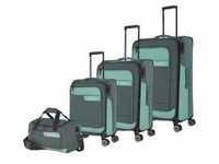 Trolleyset TRAVELITE "VIIA L/M/S, Reisetasche" braun (eukalyptus) Koffer-Sets Koffer