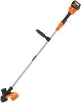 Worx Akku-Rasentrimmer "WG183E" Doppelfaden, verstellbarer Griff, inkl. 2 Akkus und