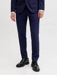 Jack & Jones Anzughose "JPRFRANCO Hose mit schmalem Bein und cleanem Look" meliert,