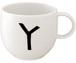 Villeroy & Boch Becher "Kaffeebecher Letters 330 ml wei&szlig;"