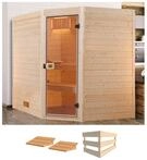 weka Sauna "Valida Eck 3" ohne Ofen