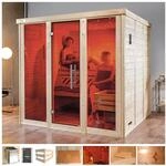 weka Sauna "Kemi Panorama" 7,5 kW Bio-Ofen mit ext. Steuerung