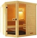weka Sauna "Massivholz-Elementsauna LAUK" Blockbohlen, vorgefertigte Elemente