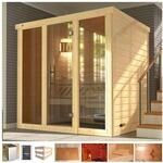 weka Sauna "Kemi Panorama" 7,5 kW Ofen mit ext. Steuerung