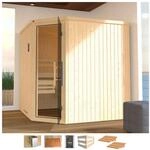 weka Sauna "Varberg 3" 7,5 kW Ofen mit ext. Steuerung