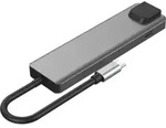 HYRICAN Laptop-Dockingstation "ST-T605 Dockingstation Type-C, 1x RJ-45, 3x USB 3.0,