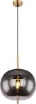 GLOBO LIGHTING H&auml;ngeleuchte "BLACKY I", schwarz (messingfarben), &Oslash; 30cm H: 120cm, 1