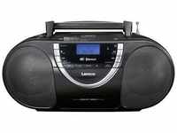 LENCO CD-Radiorecorder "SCD-6900BK - Tragbarer Radio-CD-Player mit DAB+, BT und