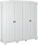 Inter Link Kleiderschrank "Isny, Bauernschrank Kiefer Massivholz, FSC, Landhausstil"