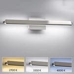 FISCHER & HONSEL LED Wandleuchte "Pare TW", grau (nickelfarben), 1, H: 10cm,