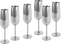ECHTWERK Champagnerglas Sektglas, Sektkelch, Champagnerkelch, bruchsicher, 250 ml