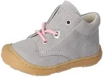 Lauflernschuh PEPINO BY RICOSTA "CORY, WMS: mittel", Baby, Gr. 25, grau, Leder,