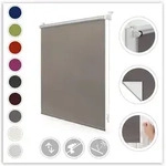 Seitenzugrollo LICHTBLICK ORIGINAL "Klemmfix Hitzeschutz" Gr. 4, grau (taupe, taupe),