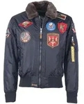 Bomberjacke TOP GUN "TG20192047", Herren, Gr. 50 (M), blau (navy), Obermaterial: 100%