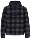 Anorak BRANDIT "Brandit Herren Teddyfleece Worker Pullover", Herren, Gr. M, schwarz,