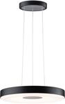 PAULMANN Pendelleuchte "Puric Pane", schwarz (schwarz, grau), 1, &Oslash; 40cm, 1 Stk.,