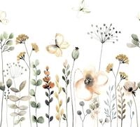 Rasch Vliestapete "Bambino XIX" floral glatt