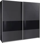 Wimex Schwebet&uuml;renschrank "Bramfeld Kleiderschrank" mit Glaselementen und