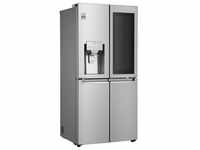 F (A bis G) LG Multi Door Kühlschränke silberfarben (gebürstetes edelstahl)