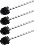 WENKO WC-Reinigungsb&uuml;rste Set 4 Stk. aus Edelstahl Kunststoff WC-B&uuml;rste mit