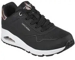 Sneaker SKECHERS "UNO GOLDEN AIR", Damen, Gr. 41, schwarz-wei&szlig; (schwarz, wei&szlig;),