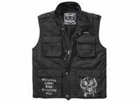 Steppweste BRANDIT "Brandit Herren Motörhead Ranger Vest" Gr. L, schwarz (black)