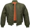 Anorak BRANDIT "Brandit Herren Kids MA1 Jacket", Herren, Gr. 122/128, olive, 100%