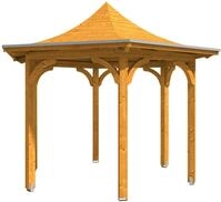Skanholz Holzpavillon "Versailles" BxTxH: 418x360x332 cm, inkl. Aufschraubstutzen