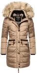 Navahoo Steppmantel "Paula" stylischer Winter Parka m. edlem Fellimitat