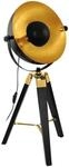EGLO Tischleuchte "COVALEDA", schwarz (schwarz, messing, gold), 1, &Oslash; 38cm H: 73,5cm,