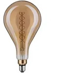 PAULMANN LED-Leuchtmittel "BigDrop 200lm 1800K smoke 7W doppel spiral 230V Filament",