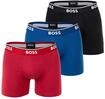 Boxershorts BOSS "Boxershort BoxerBr 3P Power 3er Pack", Herren, Gr. XL, bunt (rot,