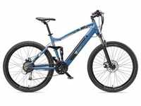 E-Bike TELEFUNKEN "Aufsteiger M935" E-Bikes Gr. 48 cm, 27,5 Zoll (69,85 cm), blau