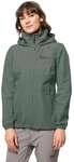 Jack Wolfskin Regenjacke "STORMY POINT 2L JKT W" mit Kapuze Wasserdicht, winddicht,