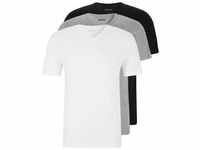 V-Shirt BOSS "T-Shirt VN 3P CO" Gr. M, grau (assorted pre, pack, grau, meliert,