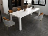SalesFever Esstisch "Stilvoller Tisch" hochglanz lackiert, ausziehbar