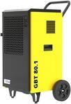G&uuml;de Bautrockner "Bautrockner GBT 80.1" f&uuml;r 160 m&sup3; R&auml;ume Entfeuchtung 80 l/Tag